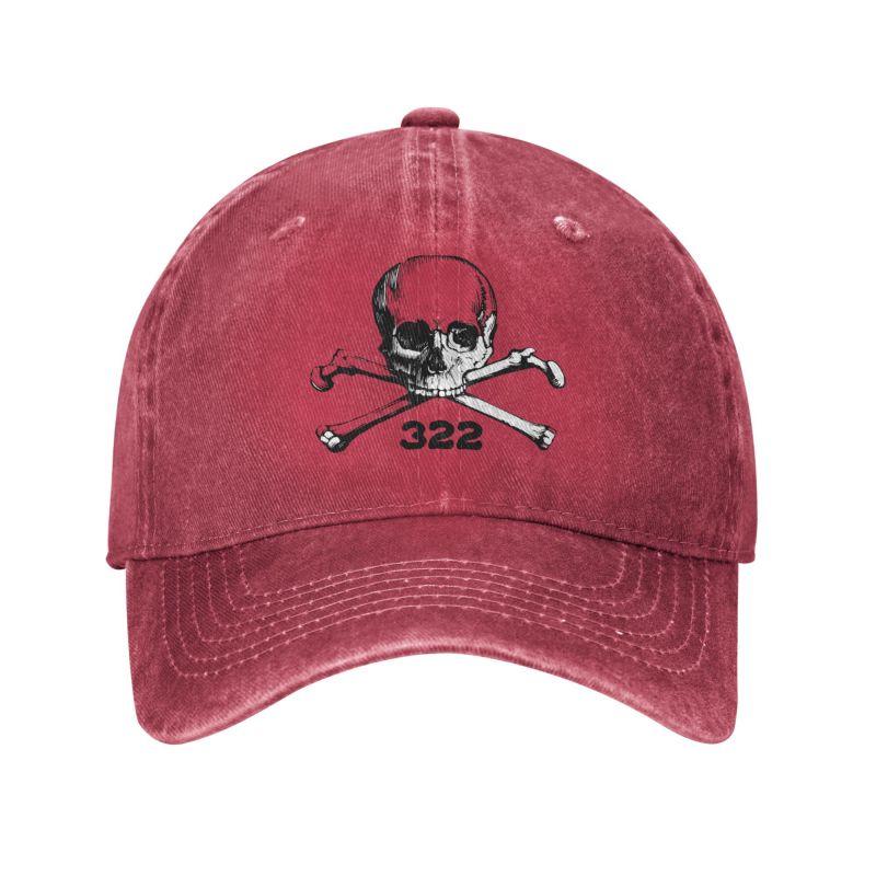 POPI home Aangepaste Skull And Bones Baseball Cap Katoen voor Unisex Vrouwen Ademende Dad Hat Outdoor Adult Baseball Cap
