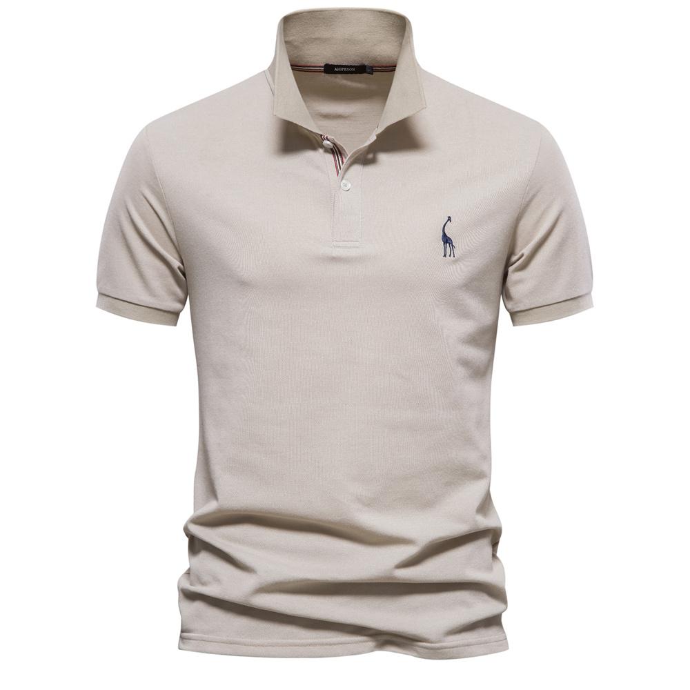 AIOPESON Men Fashion AIOPESON merk heren originele poloshirts katoenen poloshirts voor heren korte mouw hoge hoeveelheid polo heren nieuwe zomerkleding M 70-80kg
