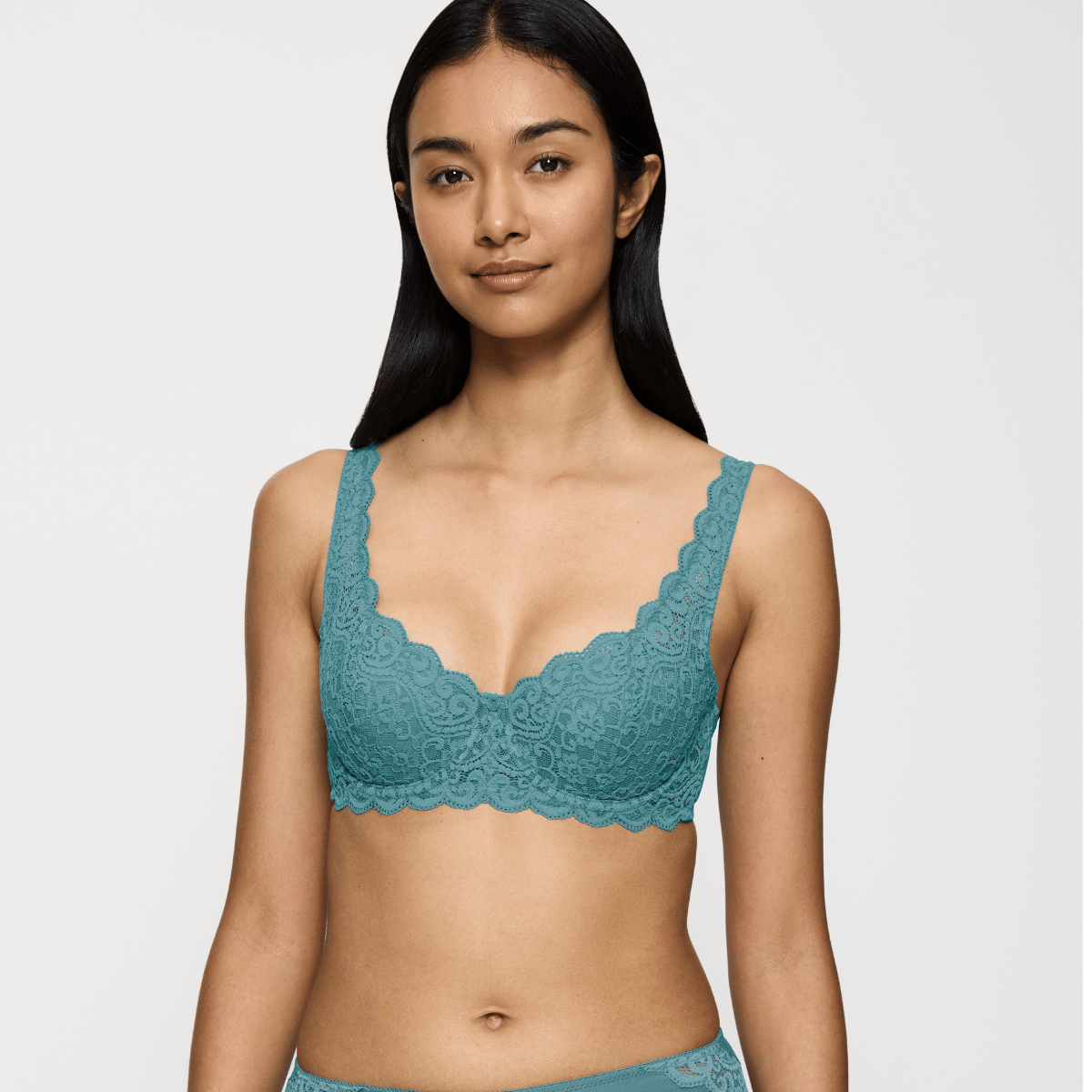 Triumph Amourette BH met beugel, turquoise