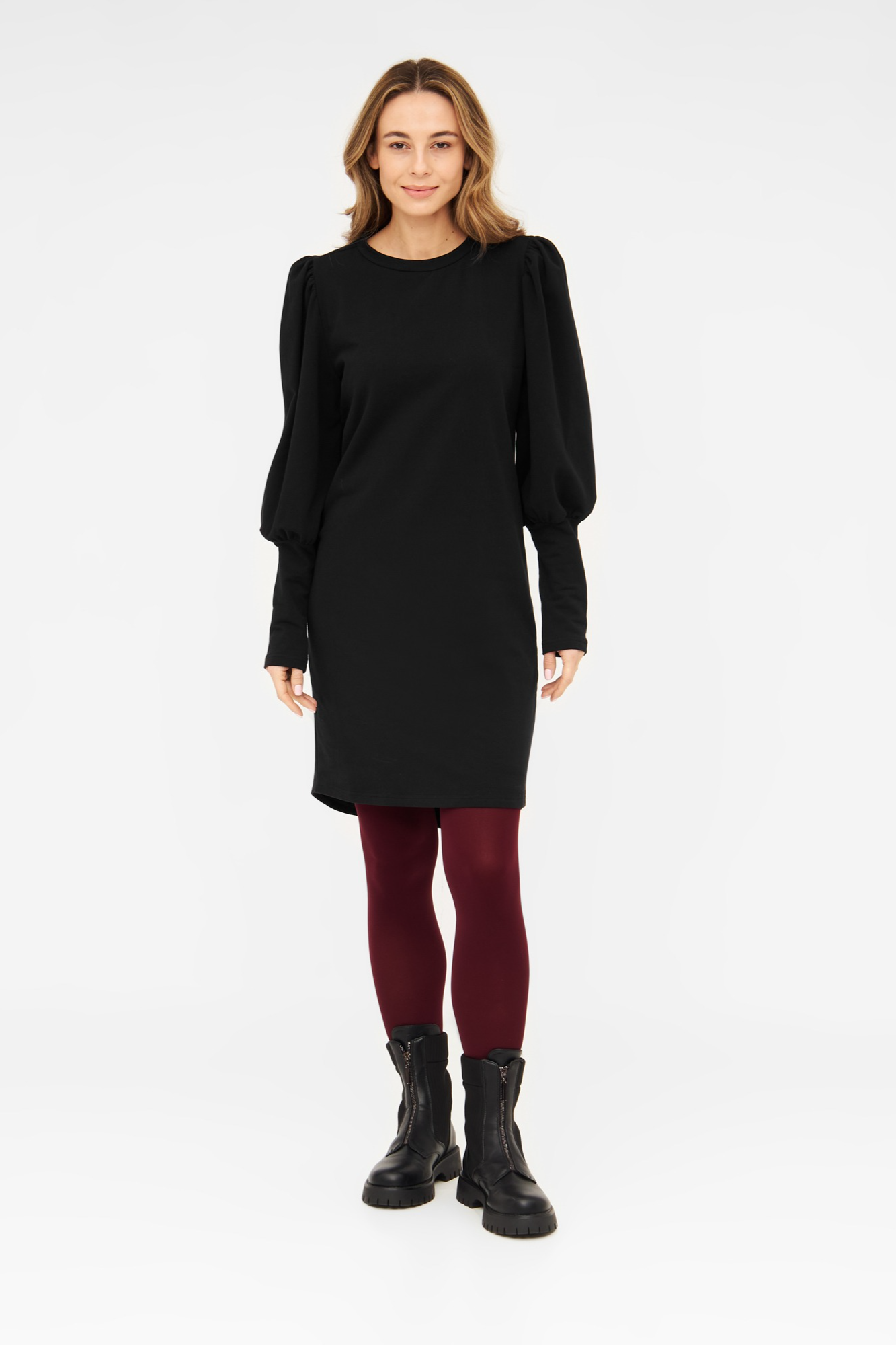 Widda Damen vegan Kleid Koile Schwarz