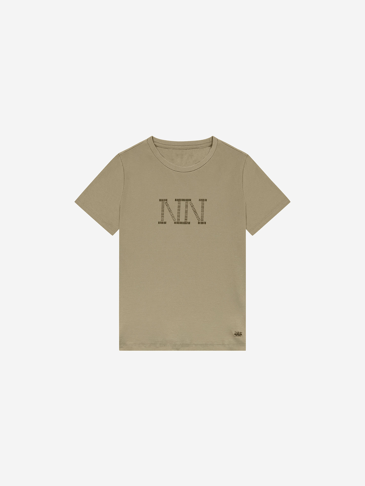 Nik&Nik winter t-shirt meisjes - groen - Stud