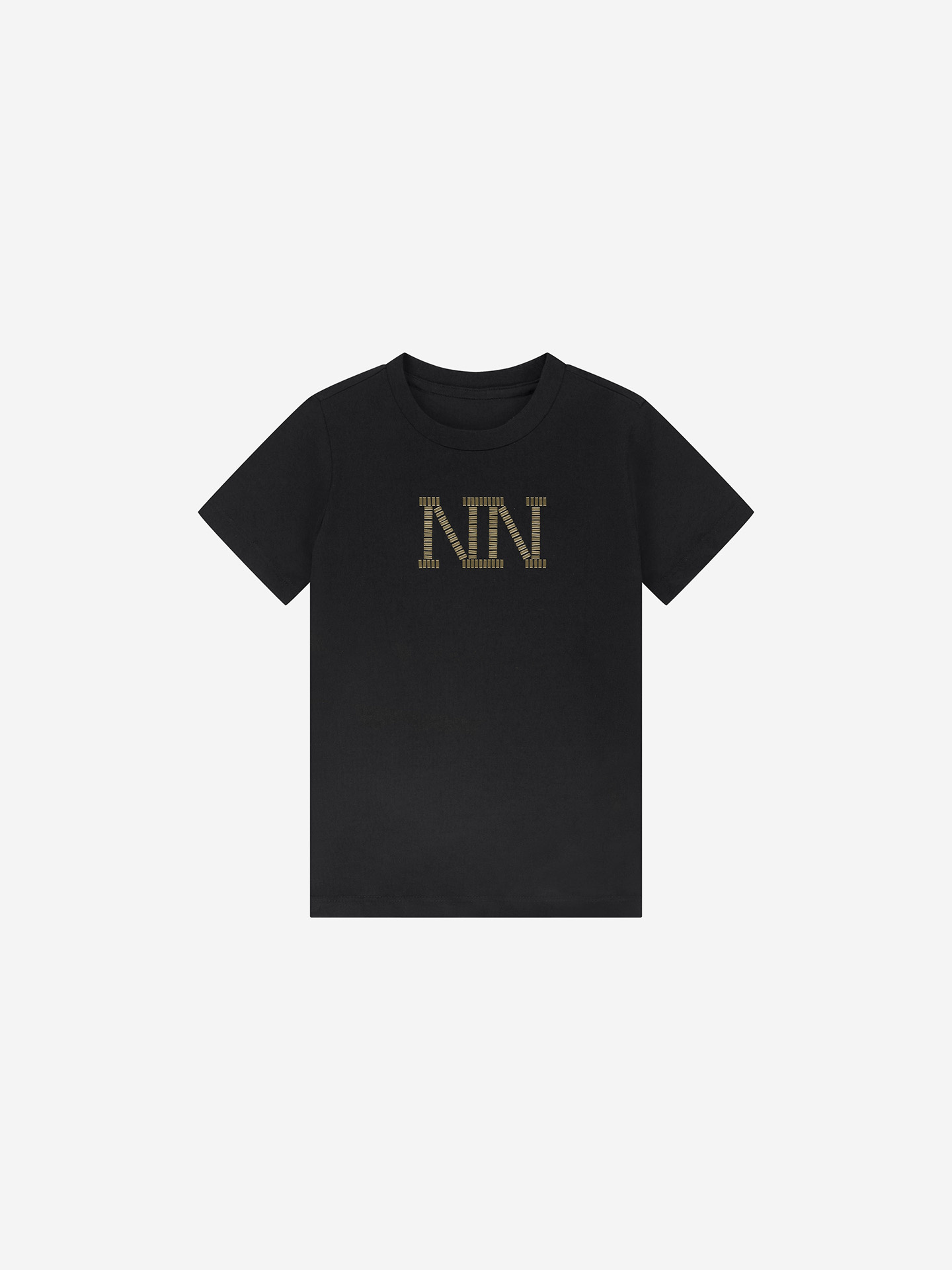 Nik&Nik winter t-shirt meisjes - zwart - Stud