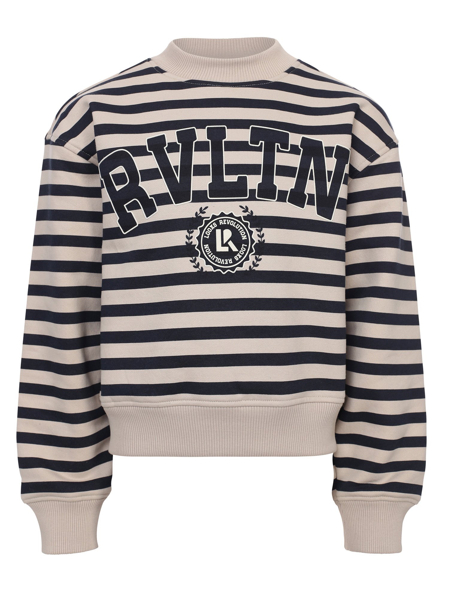 LOOXS 10sixteen winter sweater meisjes - blauw - gestreept