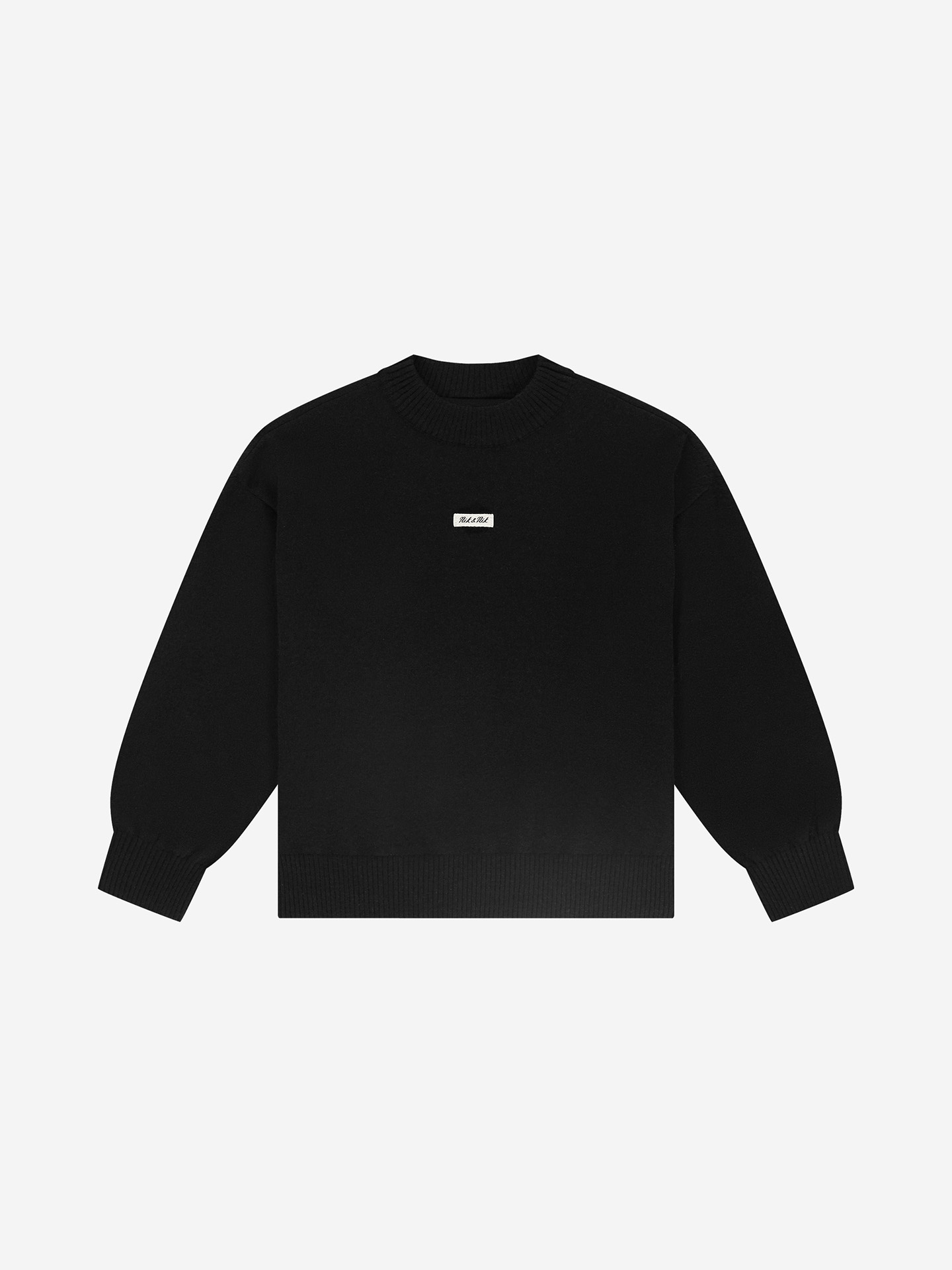 Nik&Nik winter sweater meisjes - zwart - Lis