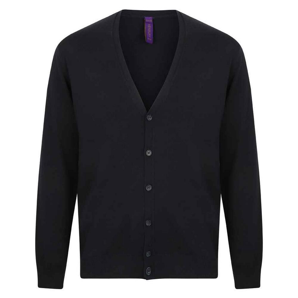 Henbury heren katoenen acryl v-hals vest XS