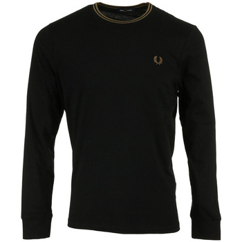 Fred Perry T-Shirt Lange Mouw  Long Sleeved Twin Tipped Tee Shirt