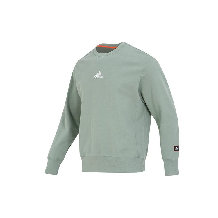 Adidas Elevated Crew Sweatshirt Heren Sweatshirt Erwtgroen IK7686 XXL