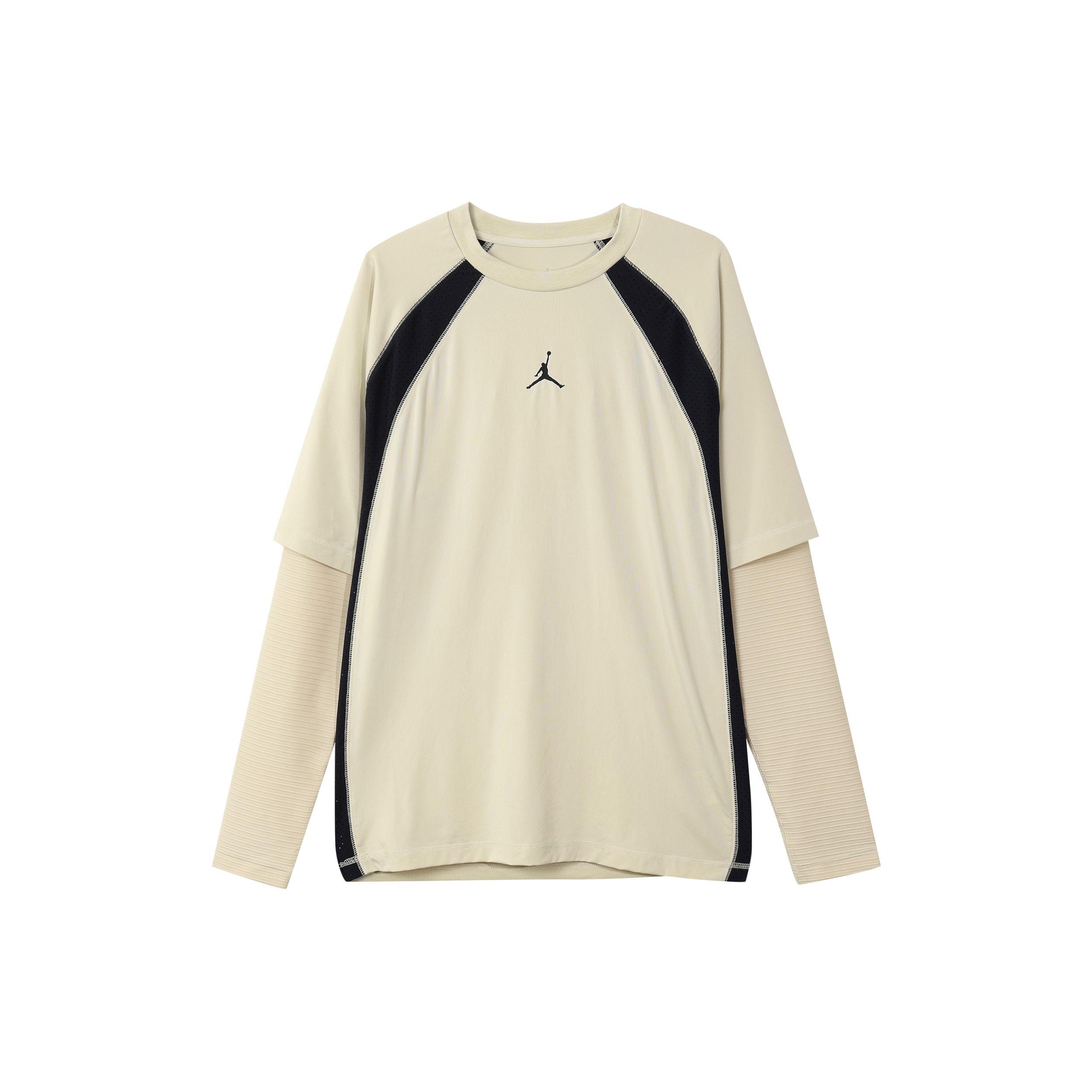Nike Ronde Hals Pullover Ademend Sport Casual Lange Mouw Gebreide Trui Heren Tops Khaki DV1285-206 XXL