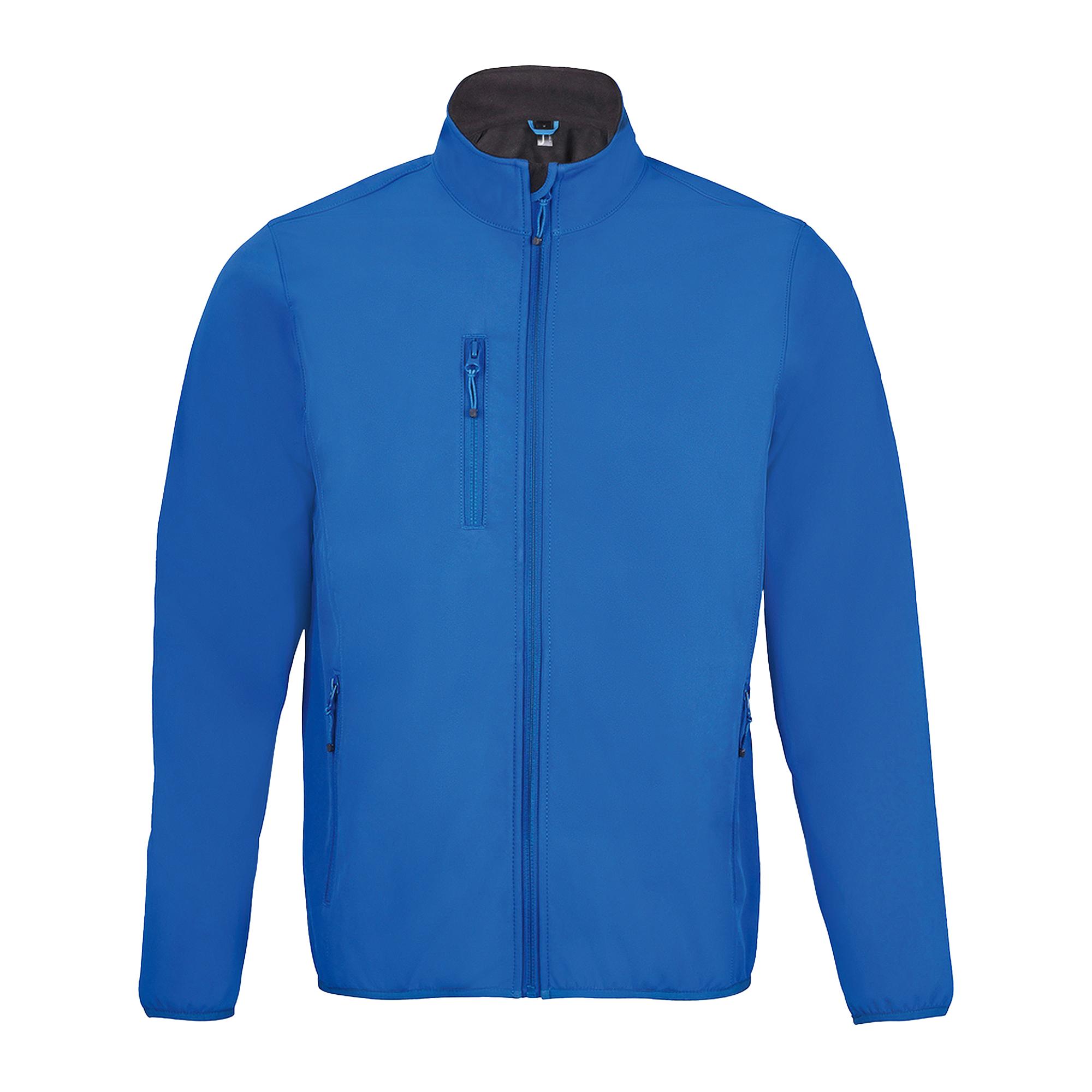 SOLS Radian Softshell-jas voor heren L koningsblauwe kleur
