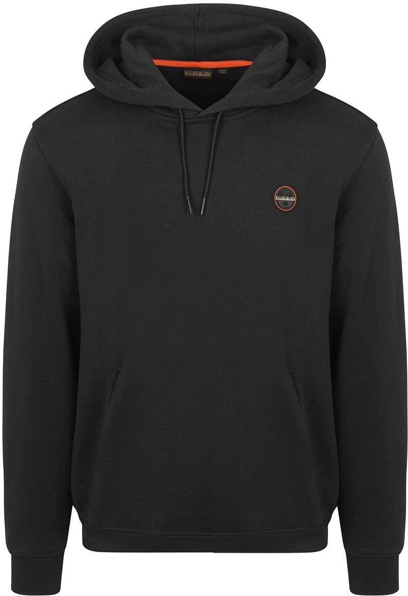 Napapijri Badge Hoodie Zwart