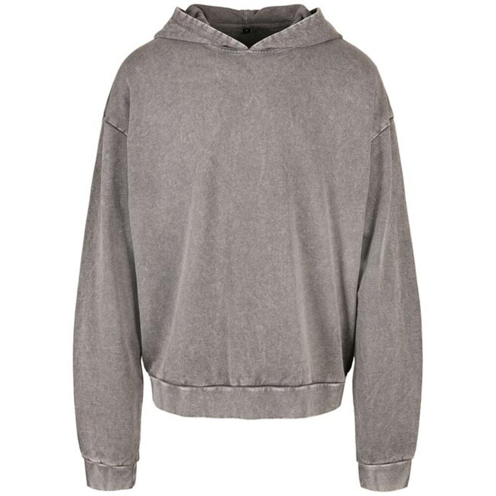 Build Your Brand heren oversized hoodie met zure wassing XS