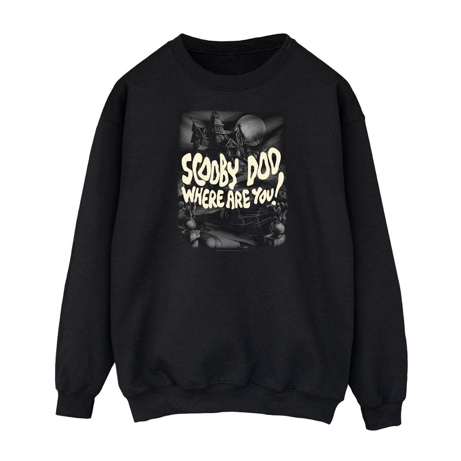 Scooby Doo Heren, waar ben je℃ Kasteel Sweatshirt XXL zwart
