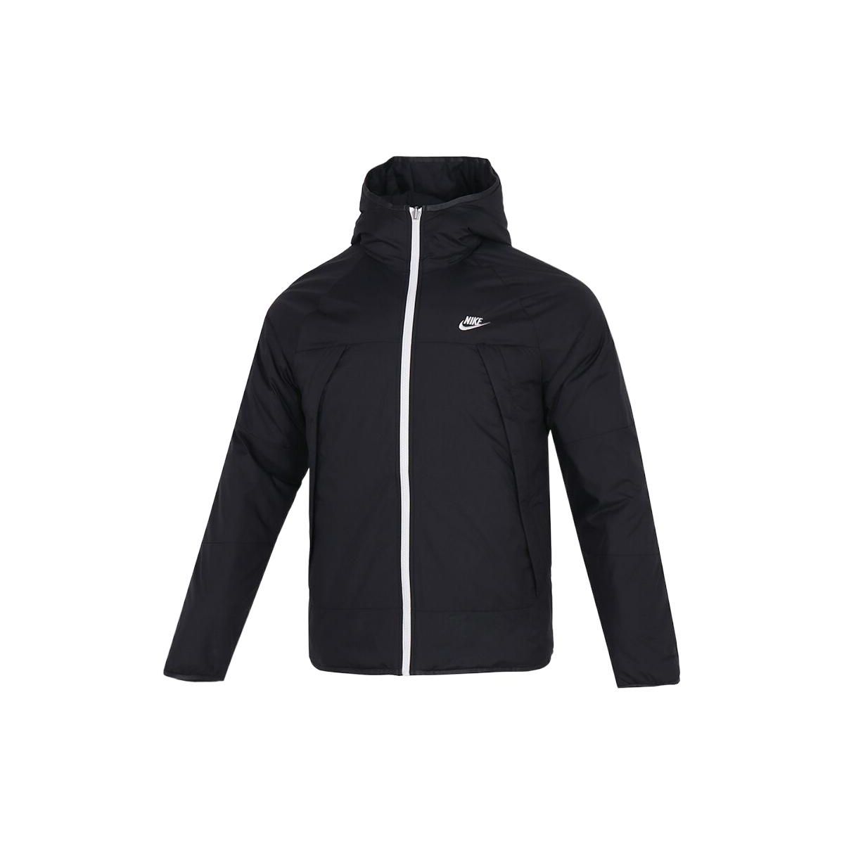 Nike Therma-Fit Legacy Omkeerbare Warme Katoenen Jas met Capuchon Heren Bovenkleding Zwart DH2784-010 XL