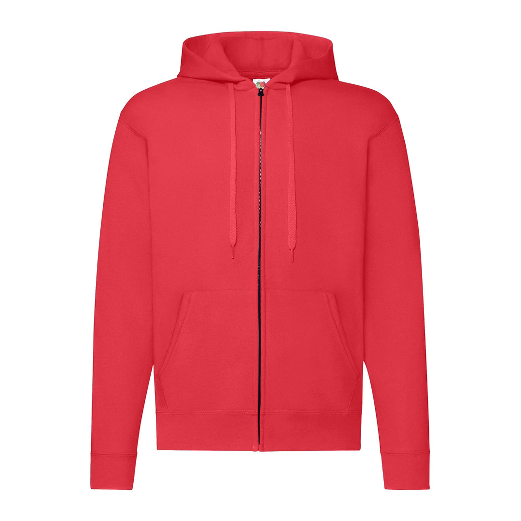Fruit Of The Loom Klassieke herenhoodie met rits XL