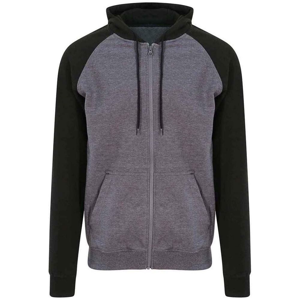 Awdis Just Hoods Mens Baseball Zoodie S