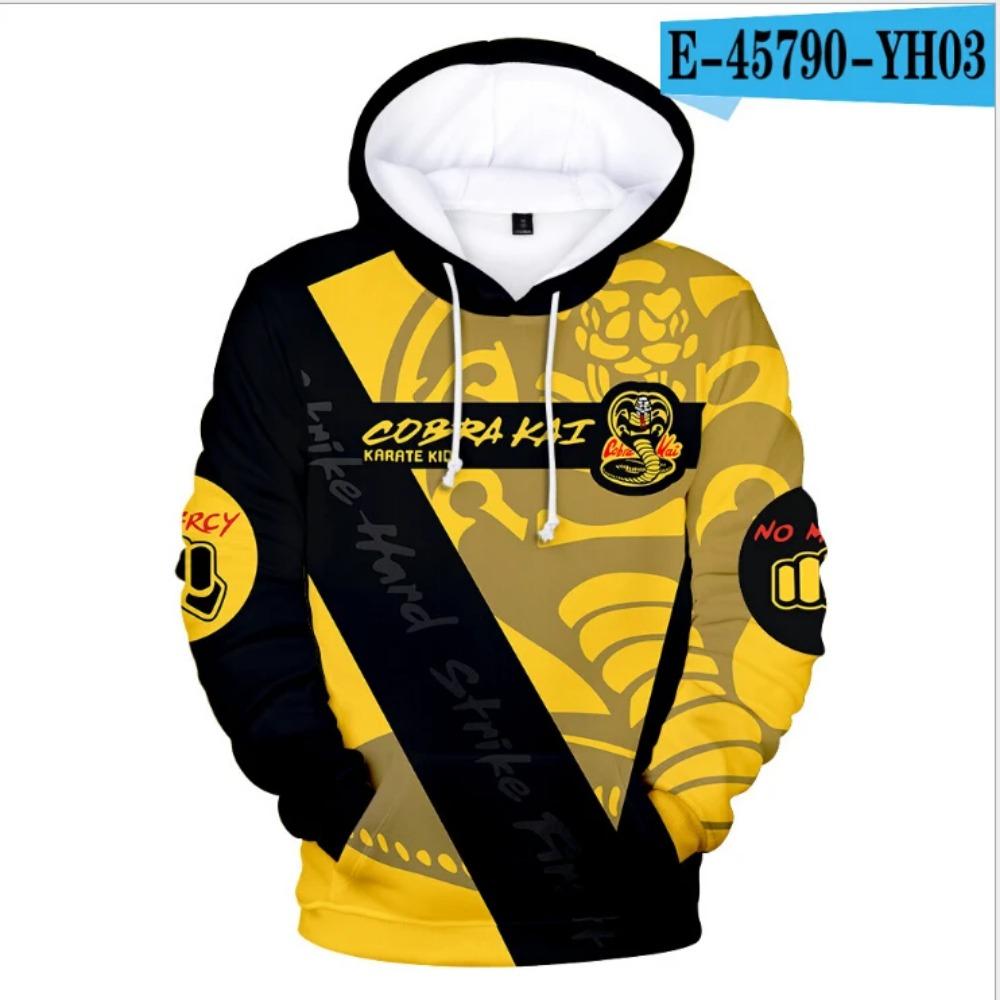 Wendy 3 The Karate Kid Cobra Kai 3D Print Hoodies Heren Sweatshirts Dames Trainingspakken Mode Herfst Harajuku Hoodie Casual Jongens Truien 160