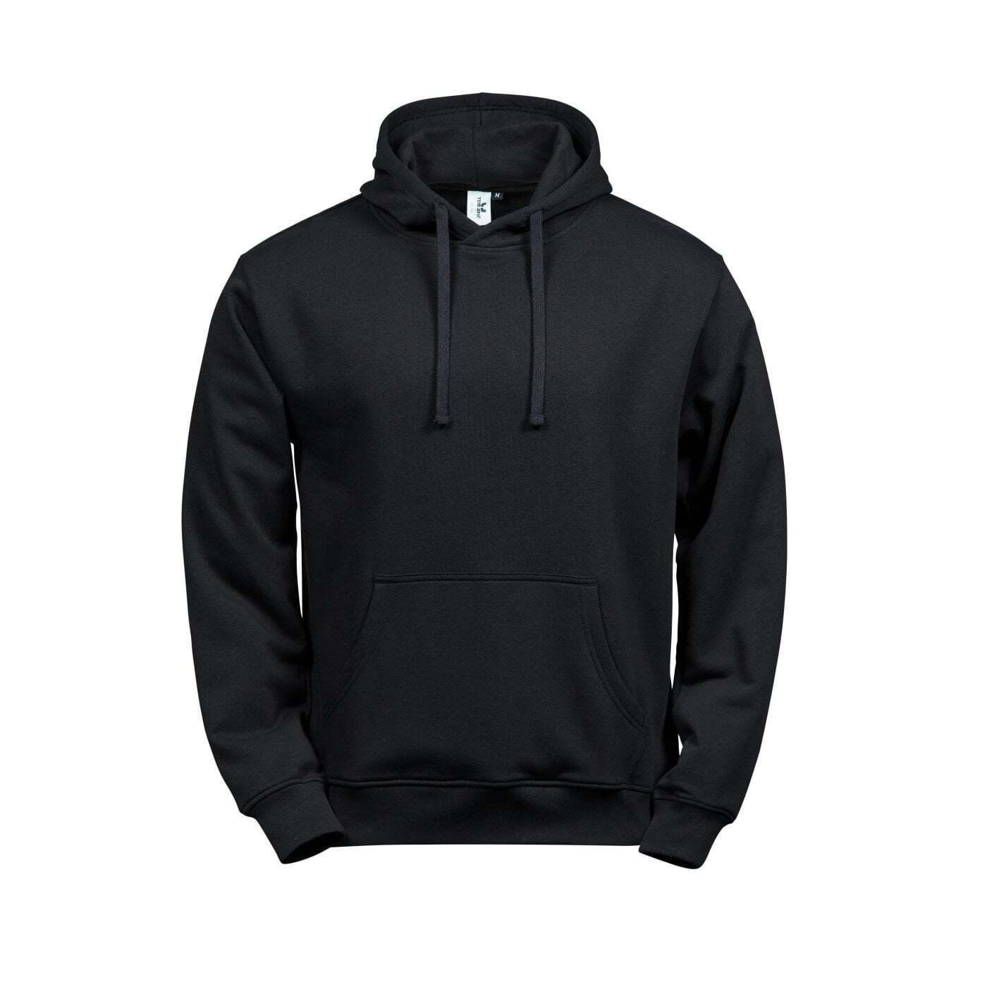 Tee Jays Power-hoodie voor heren XL zwart