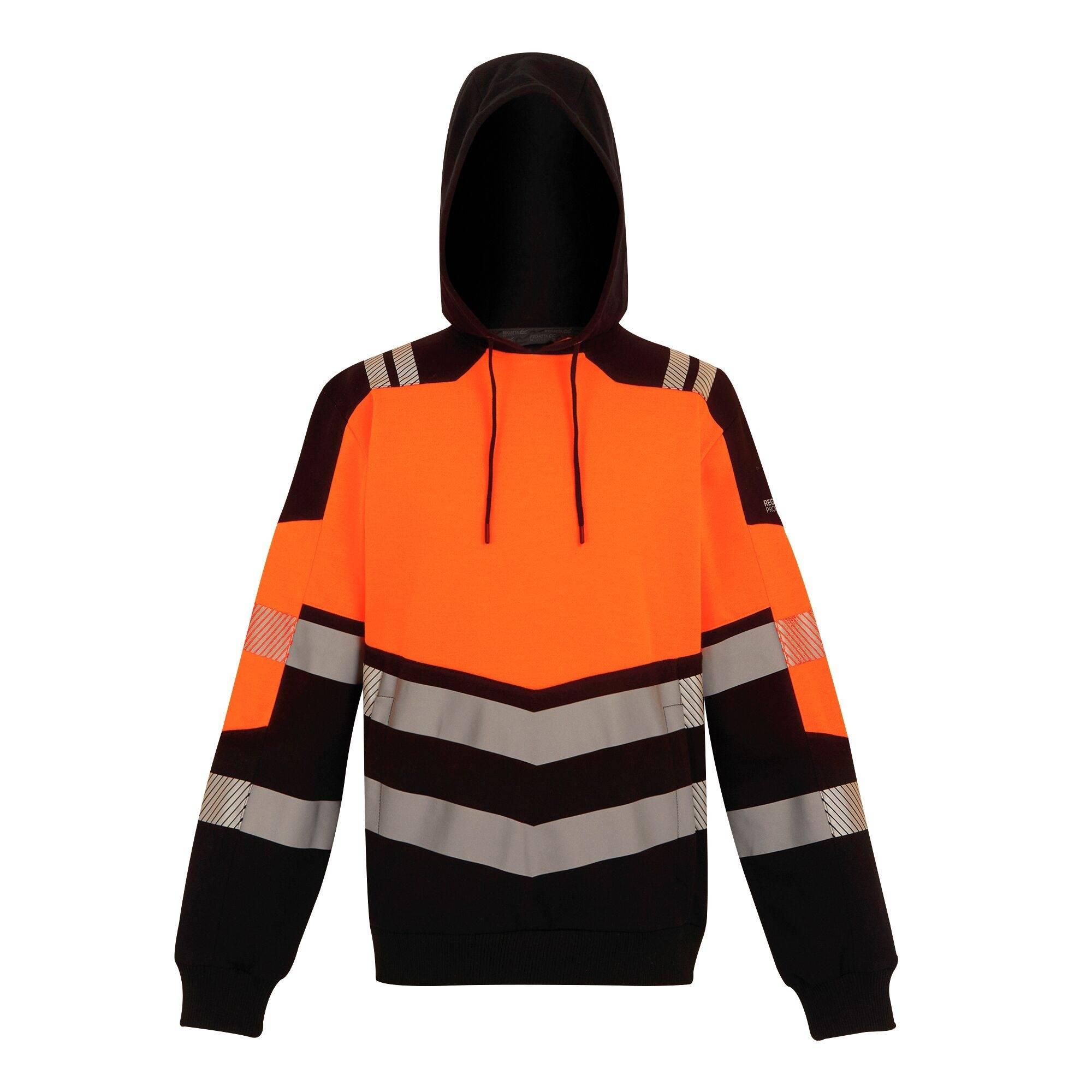 Regatta Professional Heren High-Vis Hoodie S oranje/zwart