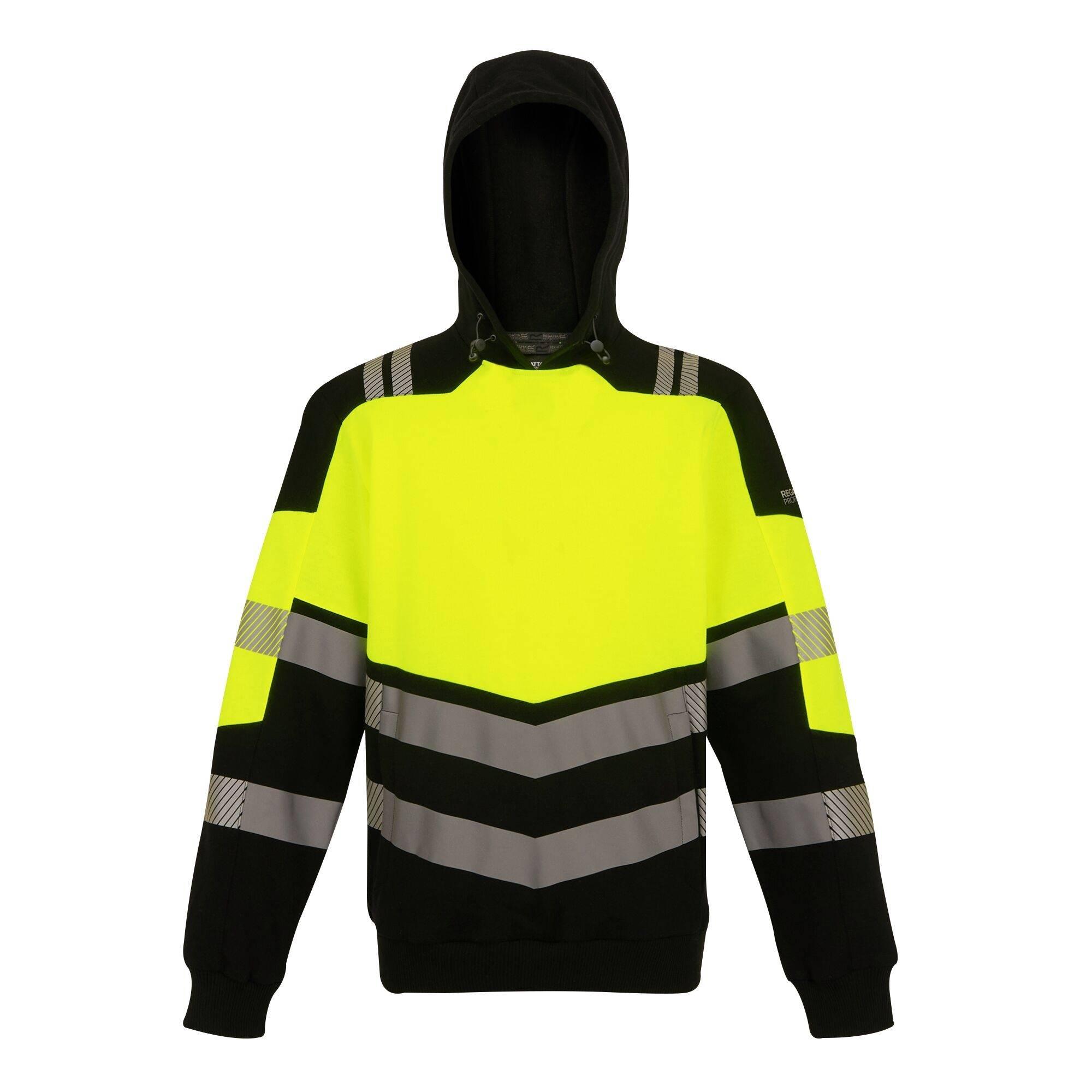 Regatta Professional Heren High-Vis Hoodie L geel/zwart