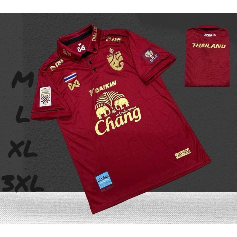 Muay Thai Kick Boxing THAILAND Nationaal Voetbal Voetbal Trainingsshirt Snel Droog Shirt Polo Kraag Polyester Korte Mouw Unisex Heren Dames Uniform L