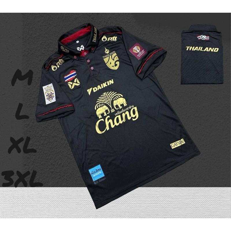 Muay Thai Kick Boxing THAILAND Nationaal Voetbal Voetbal Trainingsshirt Snel Droog Shirt Polo Kraag Polyester Korte Mouw Unisex Heren Dames Uniform XL