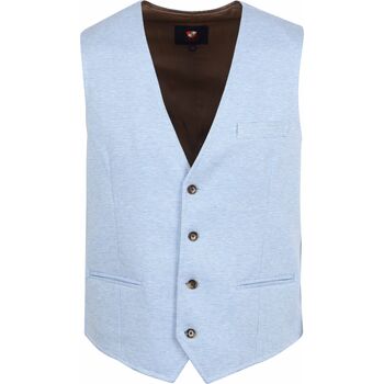Suitable Blazer  Gilet Gris Blauw