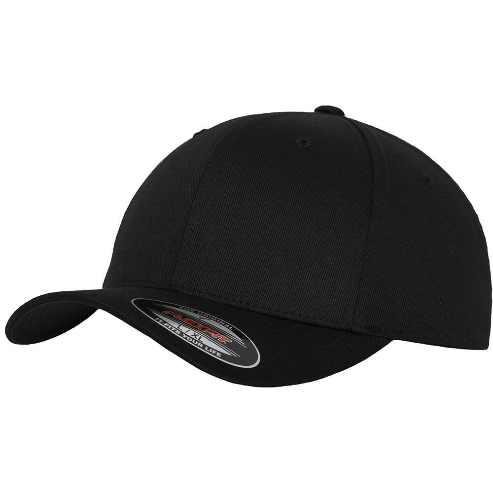 FLEXFIT Unisex Wooly Combed Cap S/M zwart