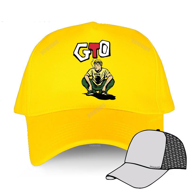 Animedrama Nieuw aangekomen katoenen hoeden Baseballpet voor volwassenen buiten Geweldige geweldige leraar Onizuka hiphoppetten voor heren en dames coole effen zonnehoed Adjustable