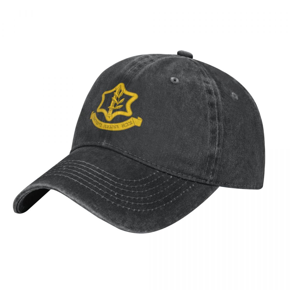 NOmo Home Israel Army IDF Baseball Caps voor Unisex Vrouwen Vintage Gewassen Katoen Papa Hoeden Print Snapback Cap Hoed Adjustable