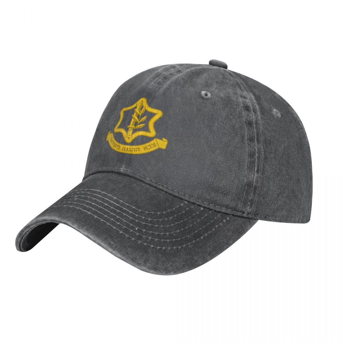 NOmo Home Israel Army IDF Baseball Caps voor Unisex Vrouwen Vintage Gewassen Katoen Papa Hoeden Print Snapback Cap Hoed Adjustable
