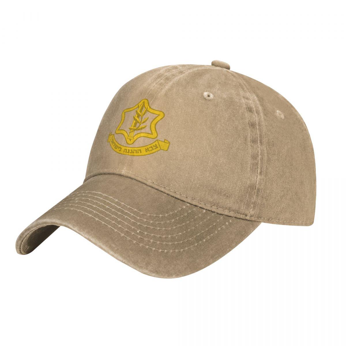 NOmo Home Israel Army IDF Baseball Caps voor Unisex Vrouwen Vintage Gewassen Katoen Papa Hoeden Print Snapback Cap Hoed Adjustable