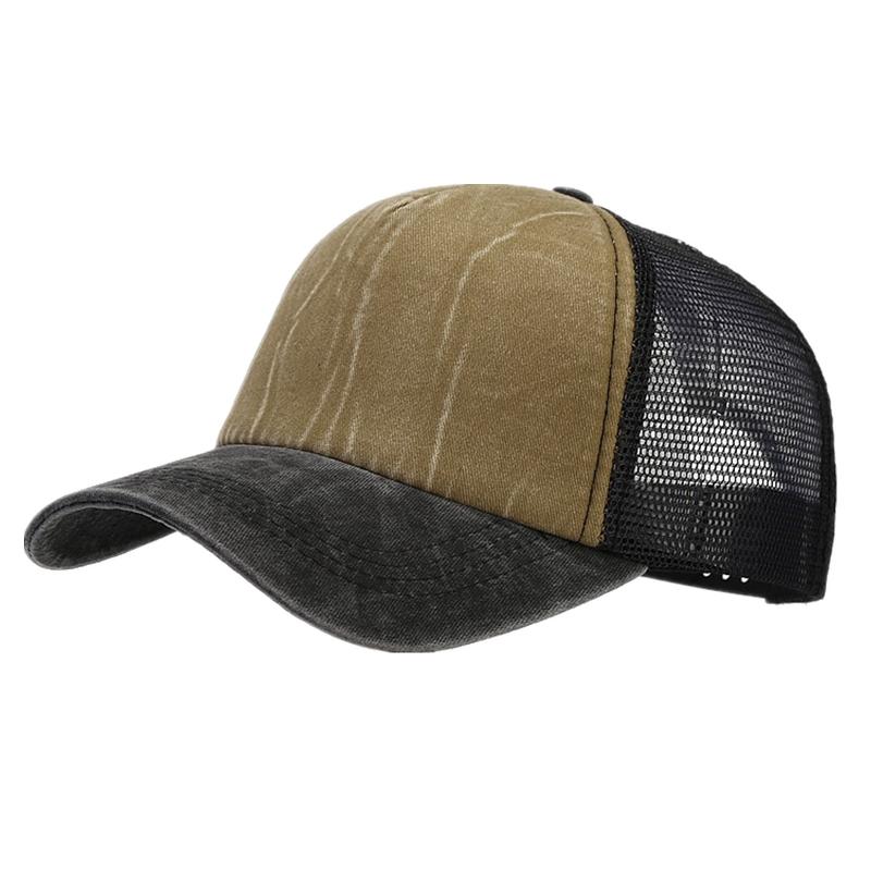 UP POSITIVE Nieuwe Unisex Cap Rijke kleur gewassen katoenen Baseball Cap Mannen Vrouwen Casual Trucker Hoeden 55cm-60cm kaki