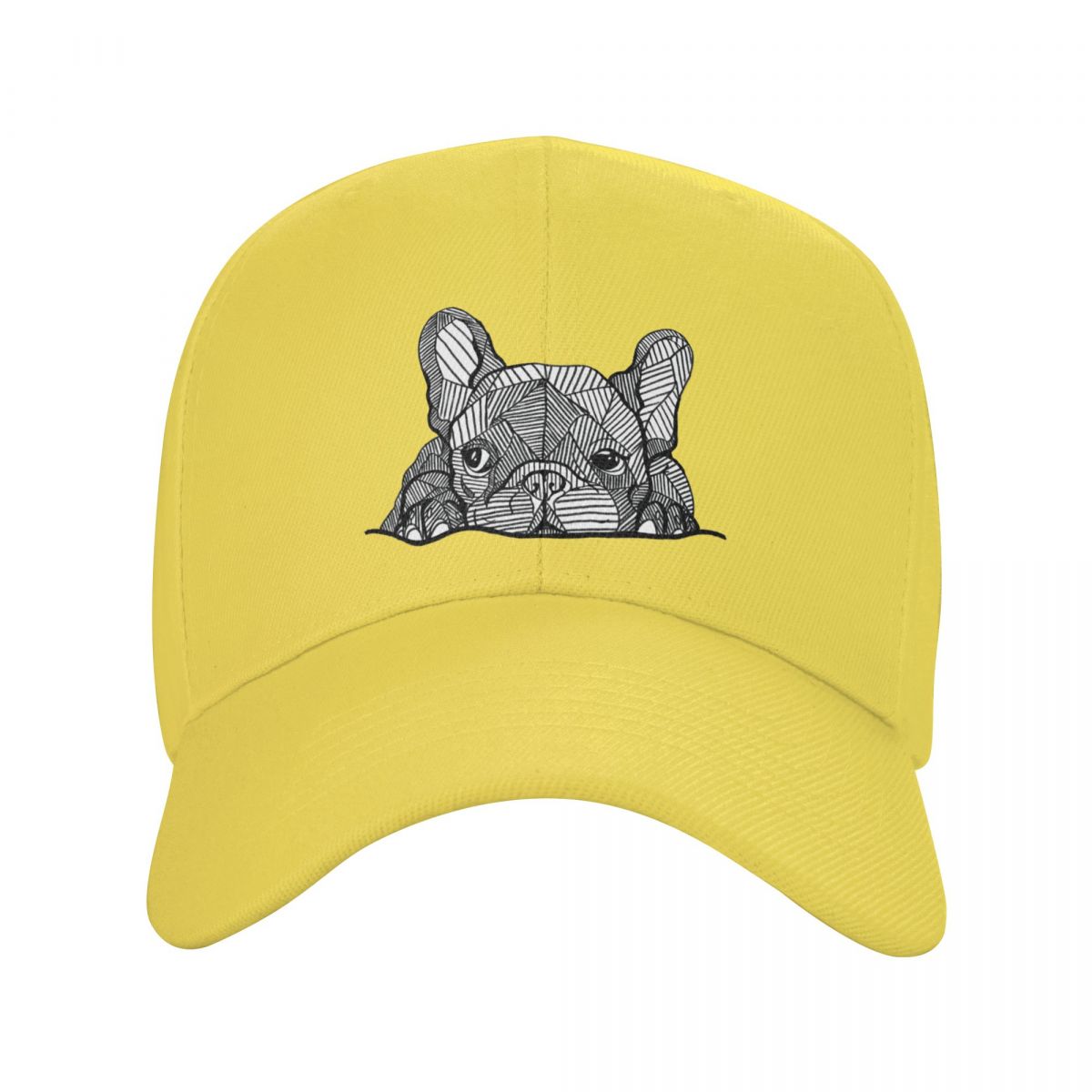 Kiki Cap Klassieke Franse Bulldog Baseball Cap Unisex Vrouwen Verstelbare Unisex Frenchie Hond Papa Hoed Outdoor Snapback Caps Trucker Hoeden Adjustable Cap