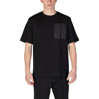 Antony Morato Polo Shirt Lange Mouw  RELAXED FIT LOGO PRINT ON BACK COLLAR MMKS02465-FA100245