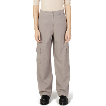 Only Broek  ONLJOSS HW STRAIGHT CARGO CHECK PANT TLR 15306277