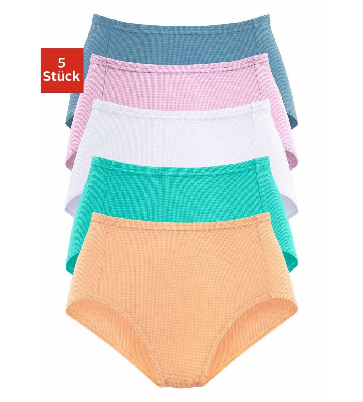 Petite fleur Tailleslip zachte piquékwaliteit (5 stuks, Set van 5)