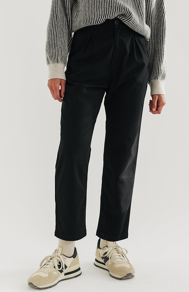 TWOTHIRDS Herren vegan Chino-Hose Koserow Schwarz