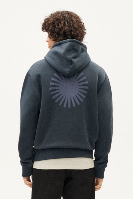 Thinking mu Herren vegan Hoodie Simon Graphite Dunkelgrau