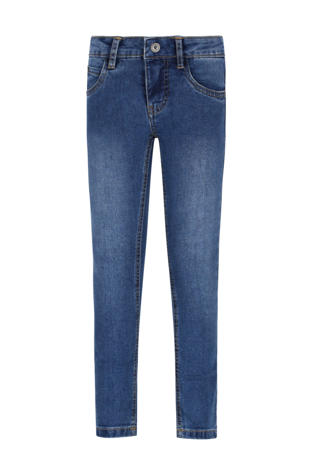 Tygo & Vito winter jeans broek jongens - medium blauw - skinny fit - stretch
