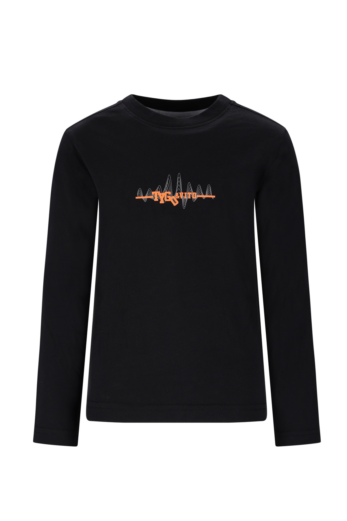 Tygo & Vito winter t-shirt jongens - zwart - Mees - longsleeve