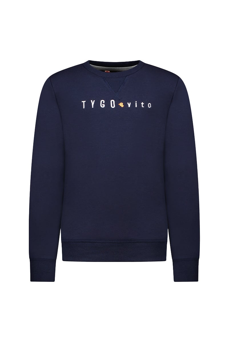 Tygo & Vito winter sweater jongens - navy blauw