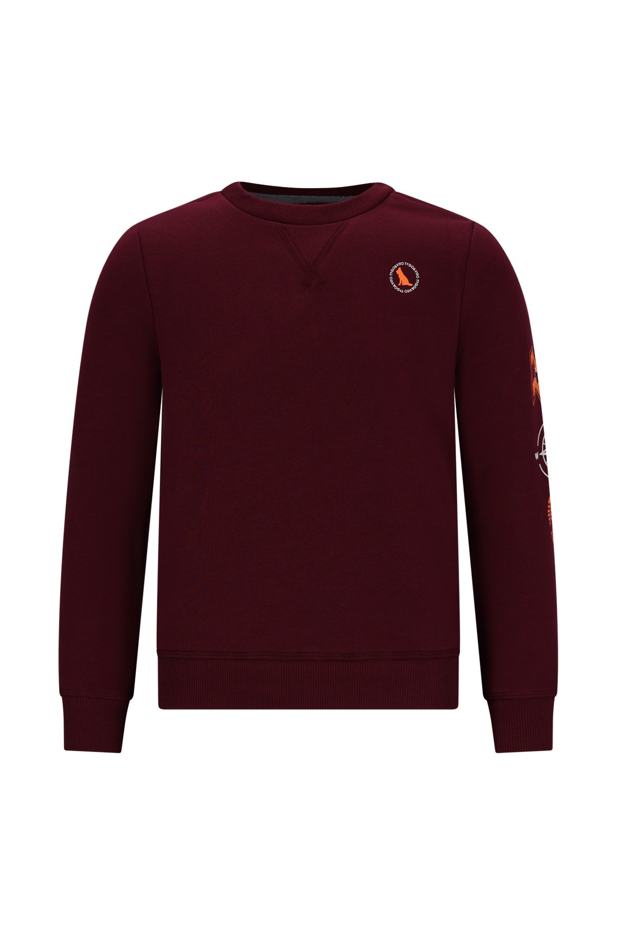 Tygo & Vito winter sweater jongens - bordeaux rood - Sven