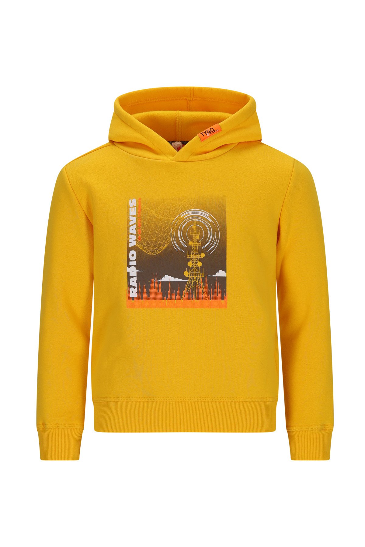 Tygo & Vito winter hoodie jongens - geel - Henk
