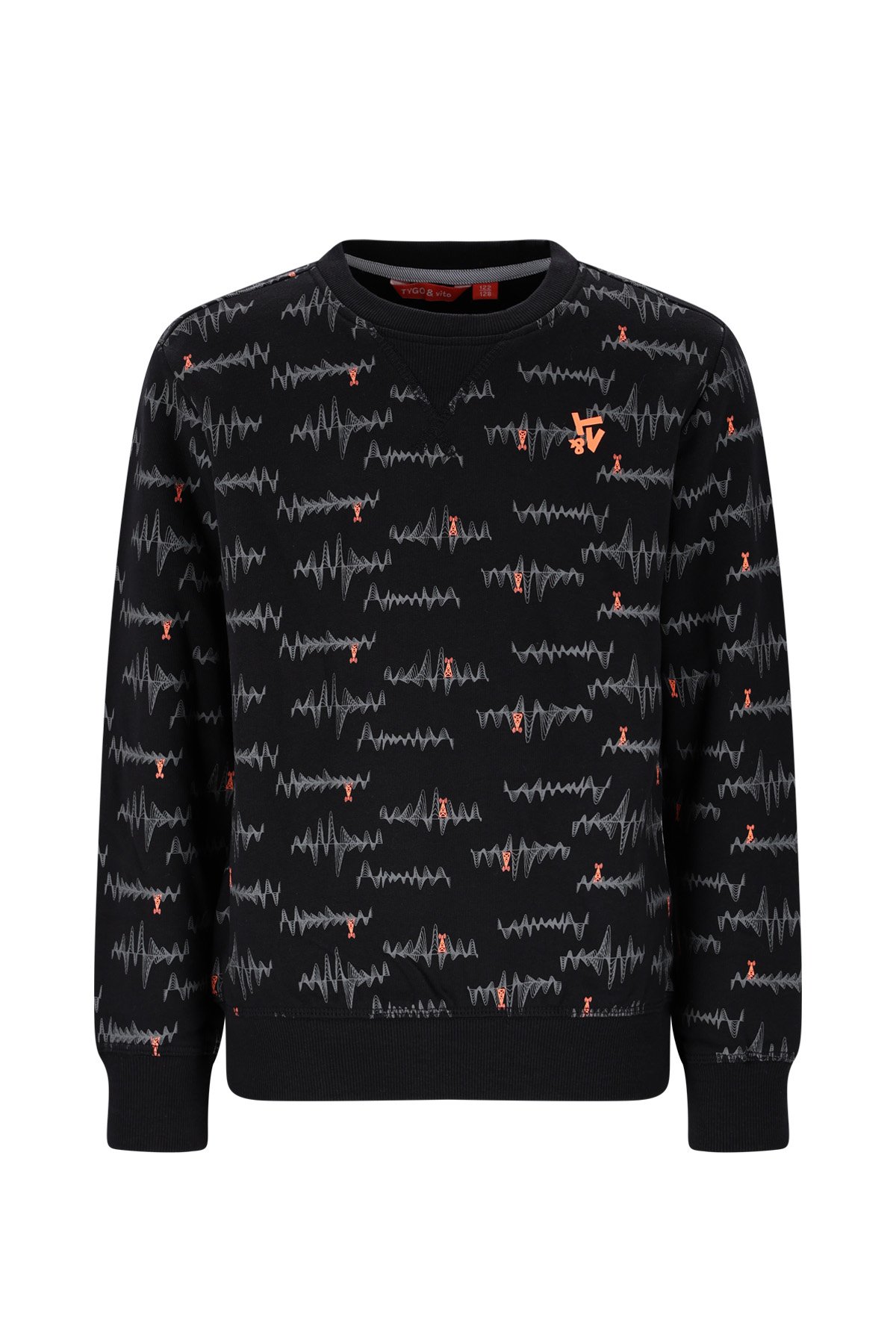 Tygo & Vito winter sweater jongens - zwart - Senna