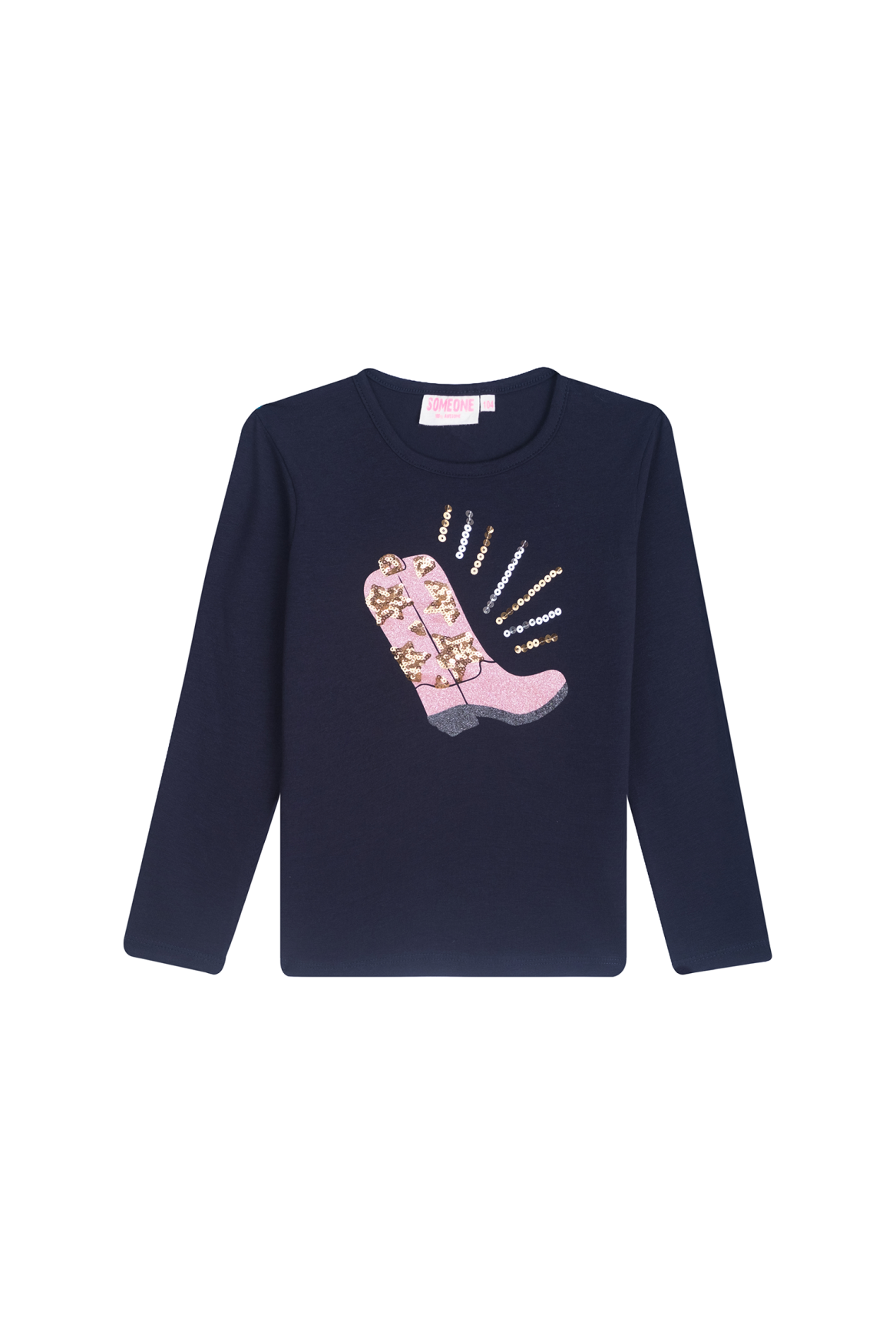 Someone winter t-shirt meisjes - navy blauw - longsleeve - Daphne