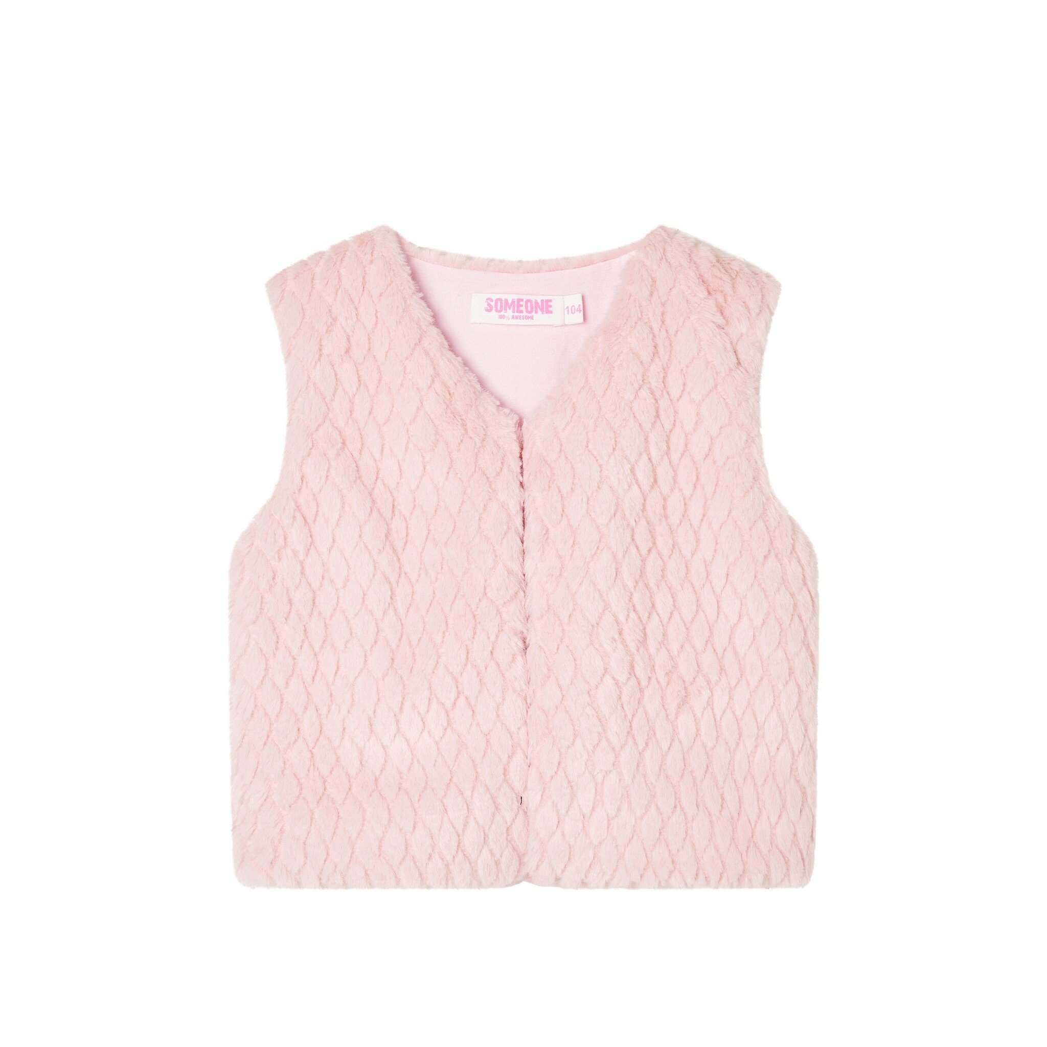 Someone winter gilet meisjes - licht roze - Lizanne