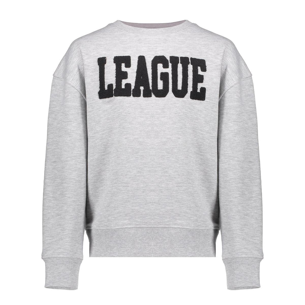 Geisha winter sweater meisjes - grijs/zwart - league
