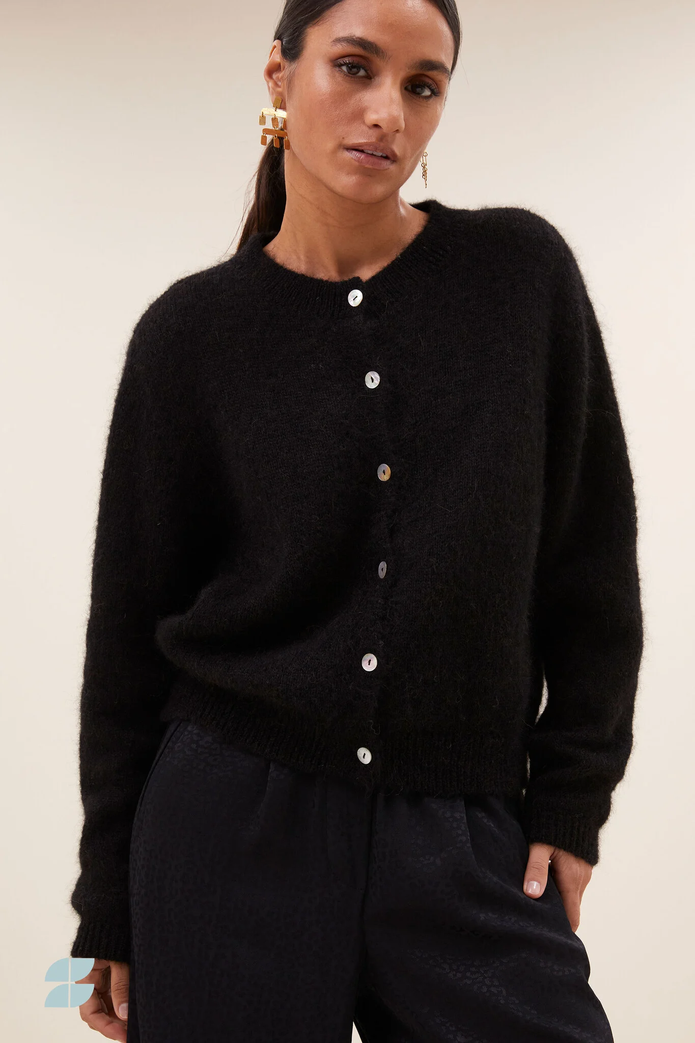 By-Bar Amsterdam 25514004 cleo natural cardigan