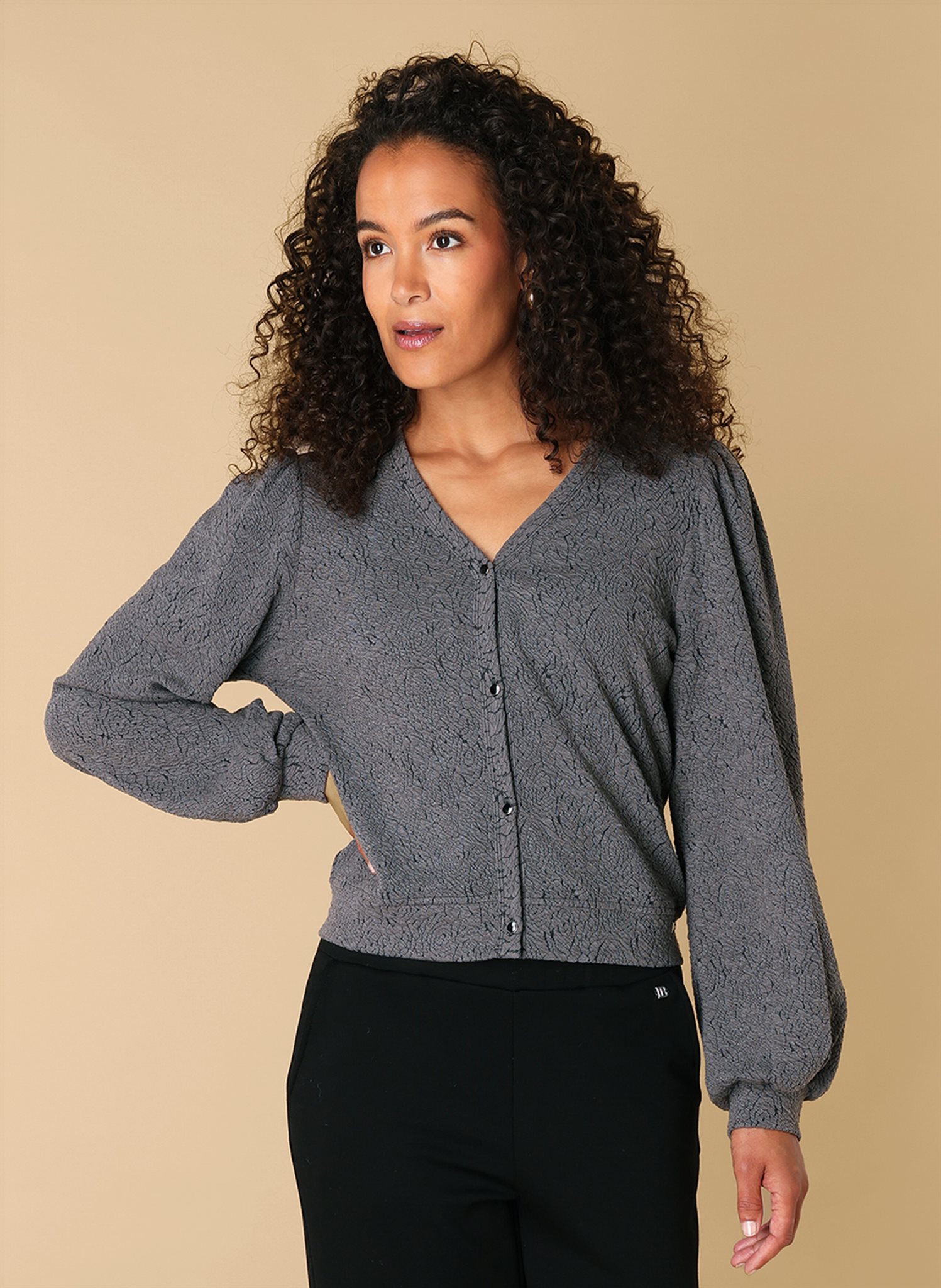Ivy Beau Rudy vest grey