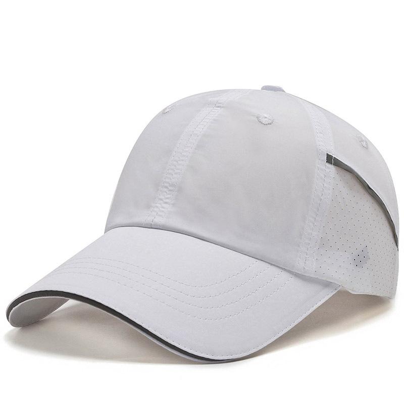 Northwood Zomerpet voor heren, sneldrogende baseballpet voor dames, ademende snapback-hoeden, truckerpetten 56-60 cm wit
